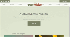 Desktop Screenshot of evenvision.com