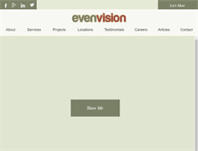 Tablet Screenshot of evenvision.com